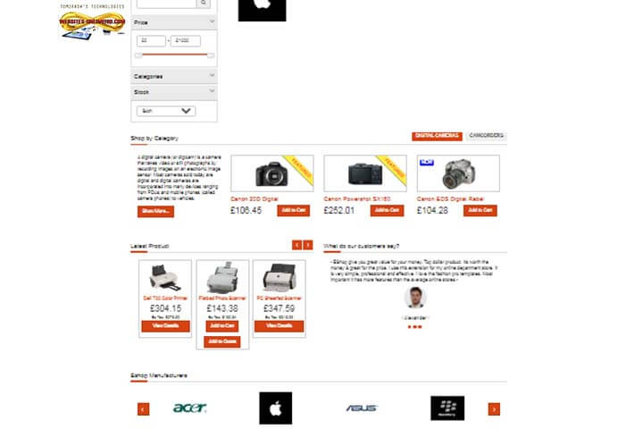Nos cleints satisfait avec nos boutiques en ligne
